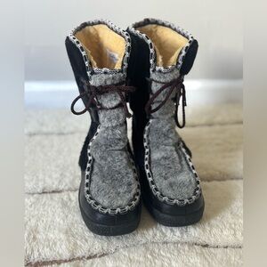 Snowland Vintage Faux Fur Boots